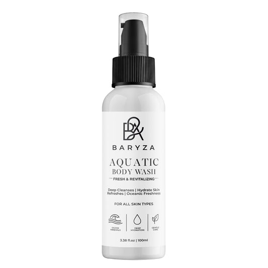 BARYZA Aquatic Body Wash with Sea Minerals & Marine Extract