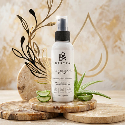 BARYZA Hair Removal Cream with Aloe Vera & Vitamin E